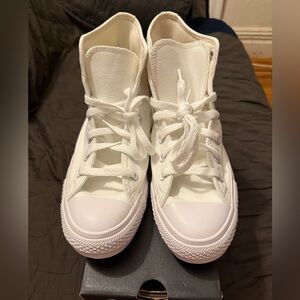 Converse White Monochrome High-Tops NWT